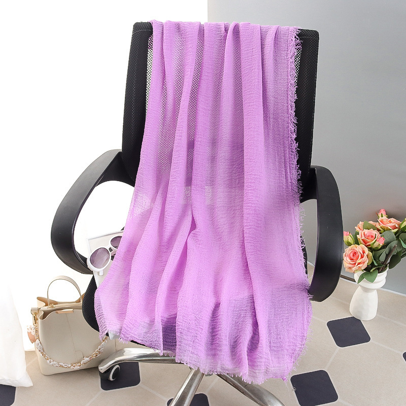 G245 Zachte en ademende voile hijab