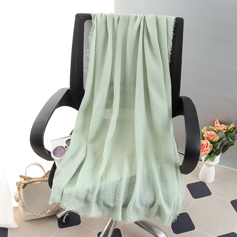 G245 Zachte en ademende voile hijab