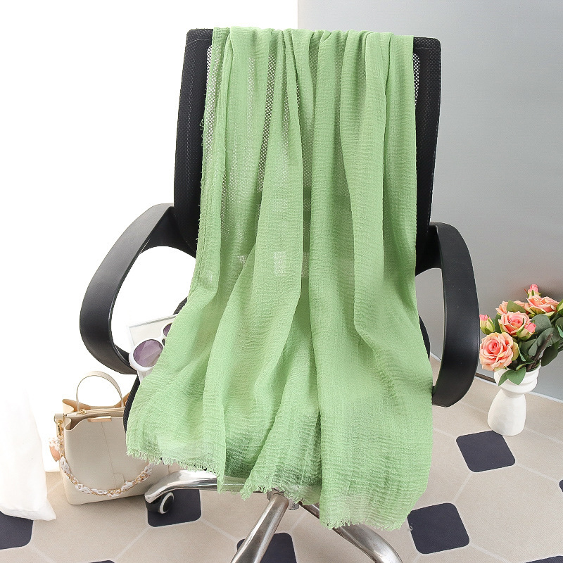 G245 Zachte en ademende voile hijab