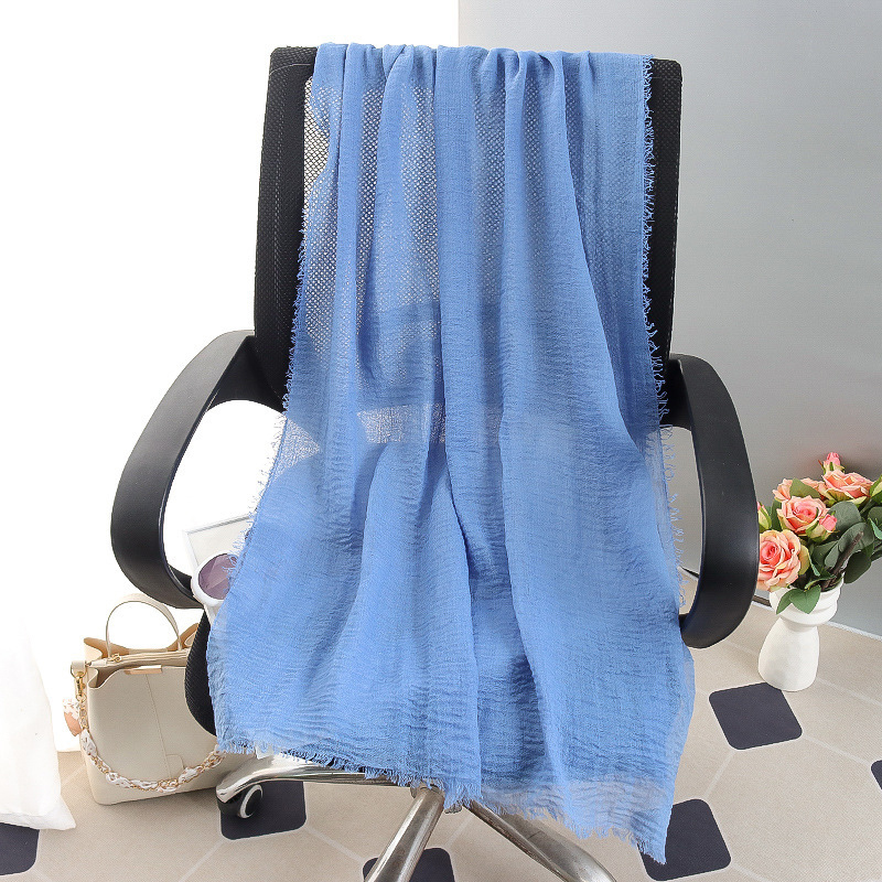 G245 Zachte en ademende voile hijab