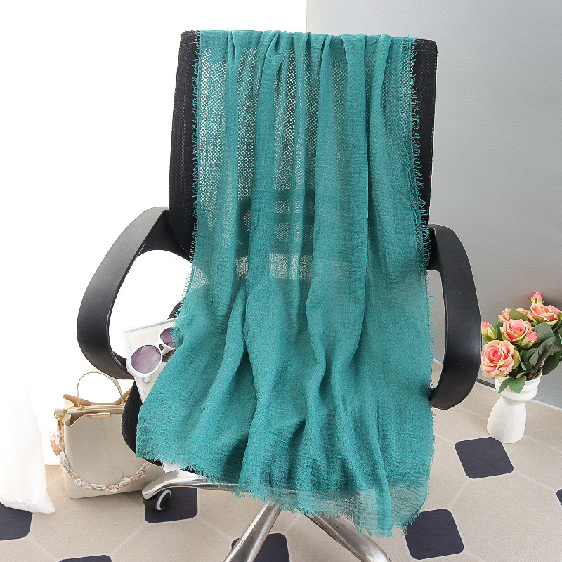 G245 Zachte en ademende voile hijab