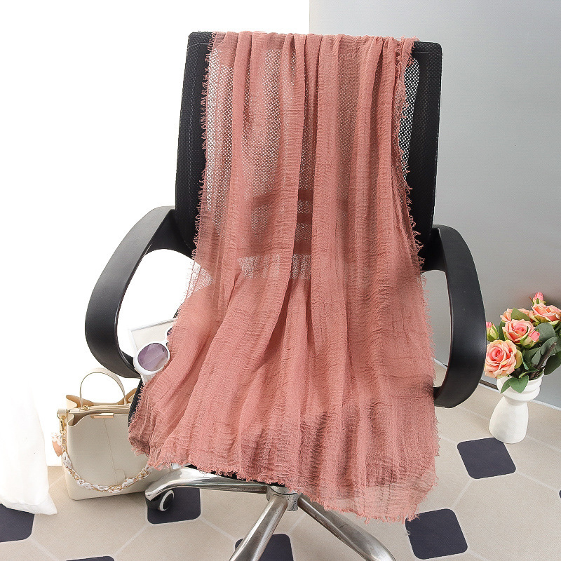 G245 Zachte en ademende voile hijab