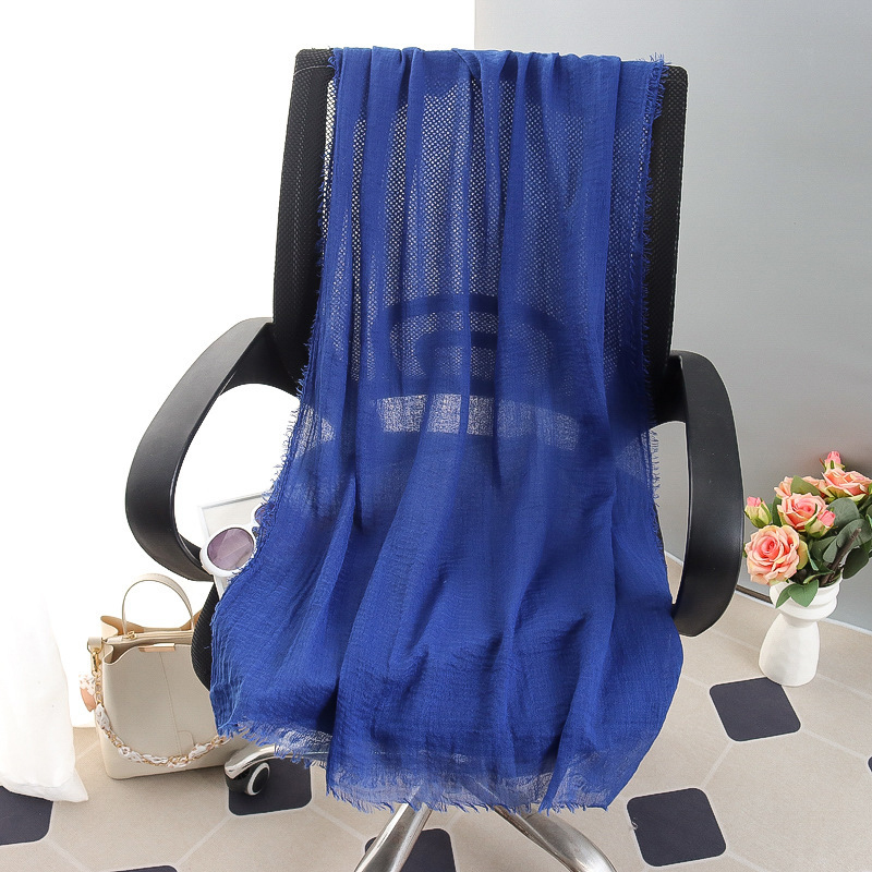 G245 Zachte en ademende voile hijab