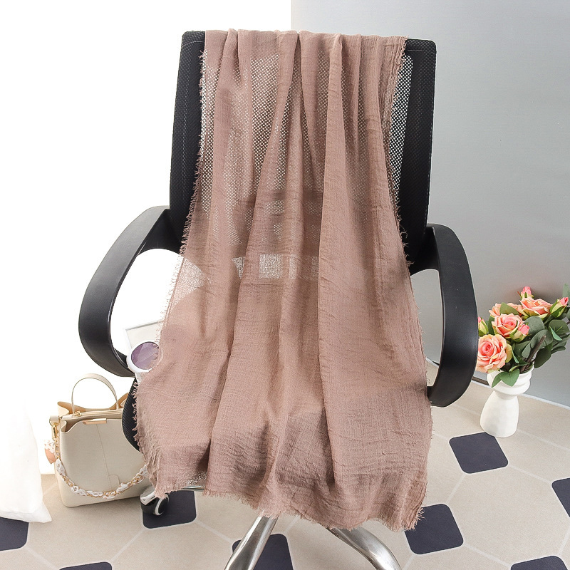 G245 Zachte en ademende voile hijab