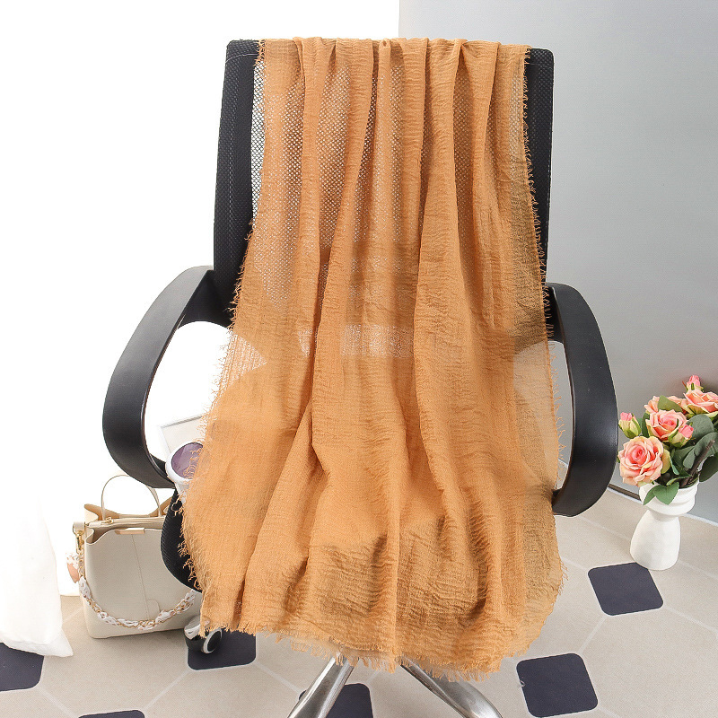 G245 Zachte en ademende voile hijab