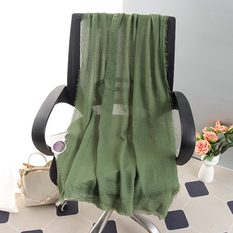 G245 Zachte en ademende voile hijab