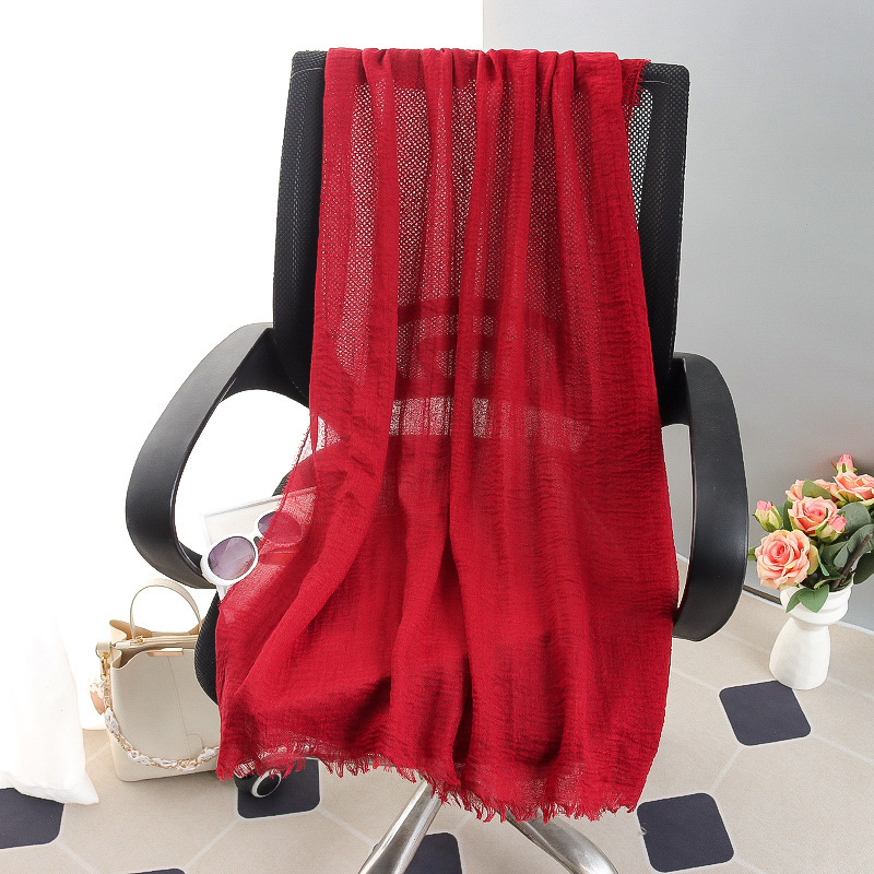 G245 Zachte en ademende voile hijab