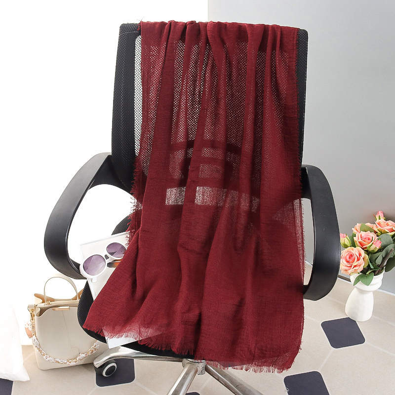 G245 Zachte en ademende voile hijab