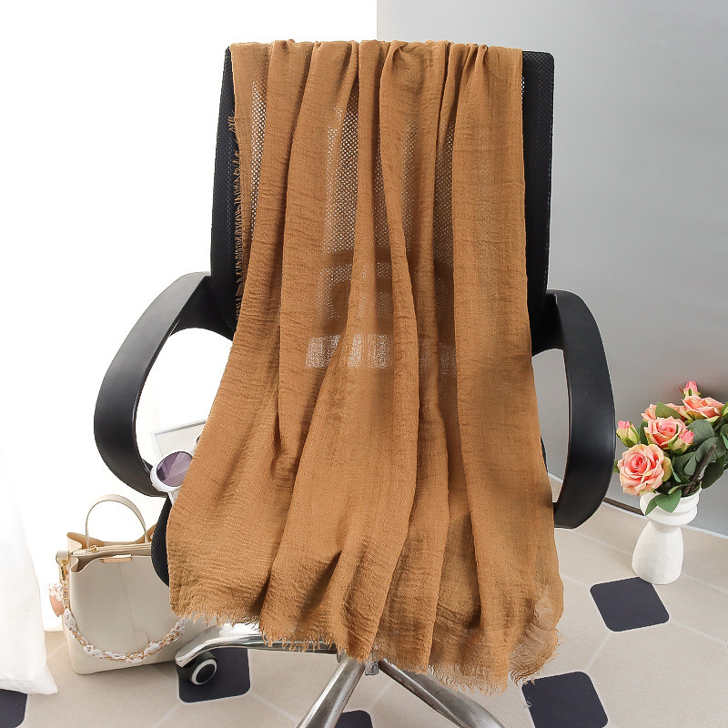 G245 Zachte en ademende voile hijab