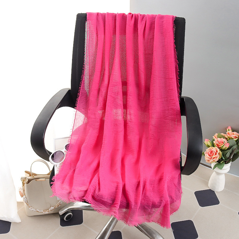 G245 Zachte en ademende voile hijab