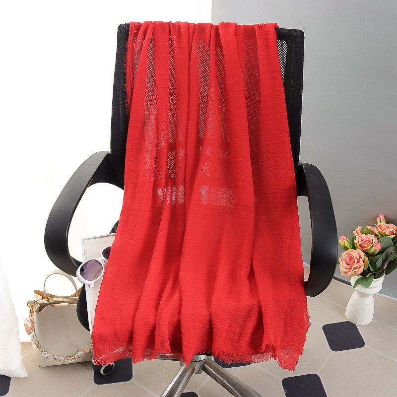 G245 Zachte en ademende voile hijab