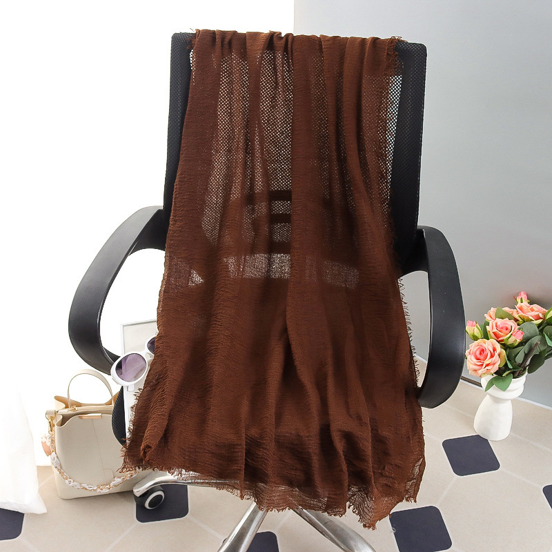 G245 Zachte en ademende voile hijab