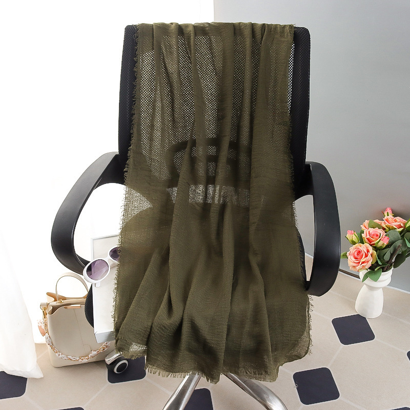 G245 Zachte en ademende voile hijab