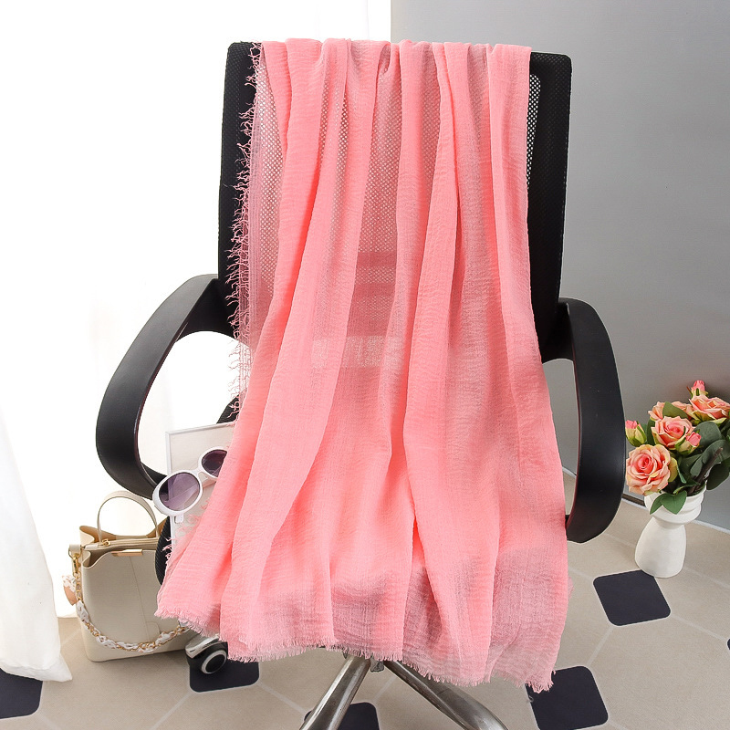 G245 Zachte en ademende voile hijab