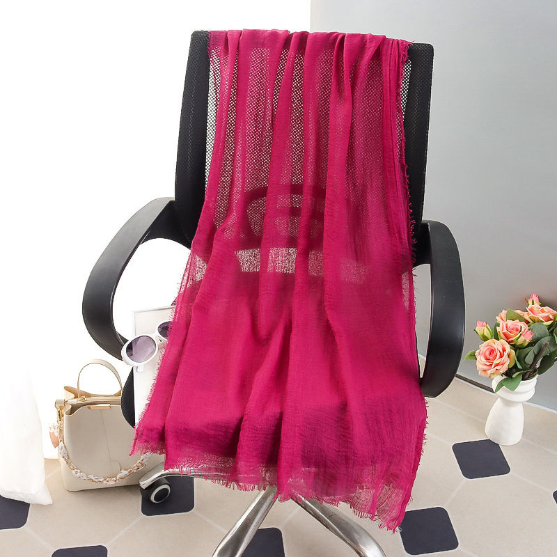 G245 Zachte en ademende voile hijab