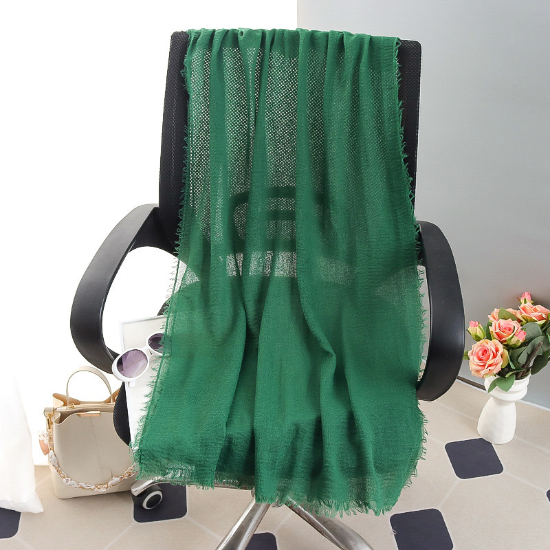 G245 Zachte en ademende voile hijab