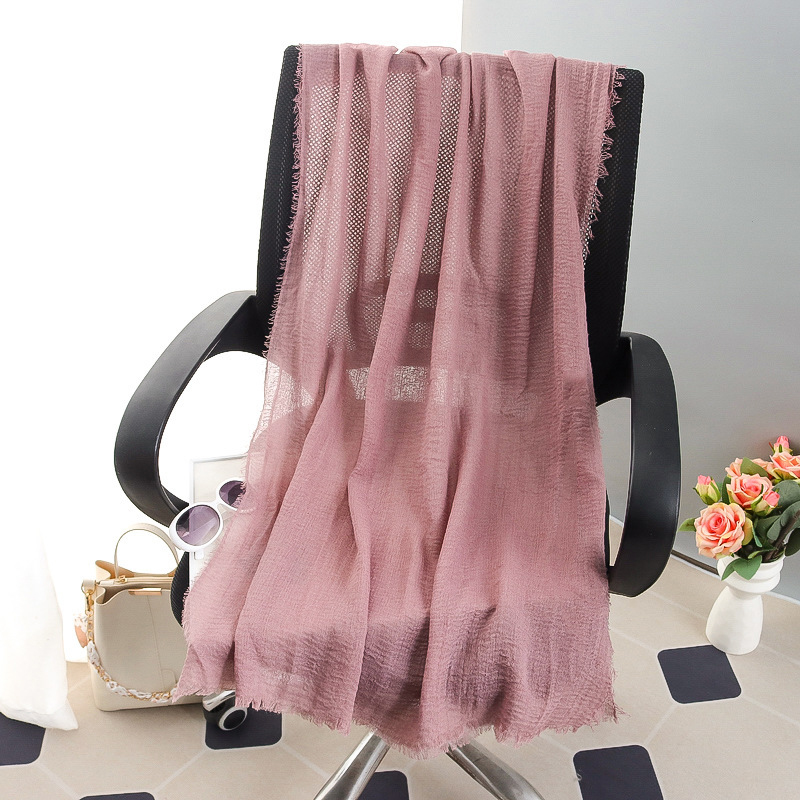 G245 Zachte en ademende voile hijab