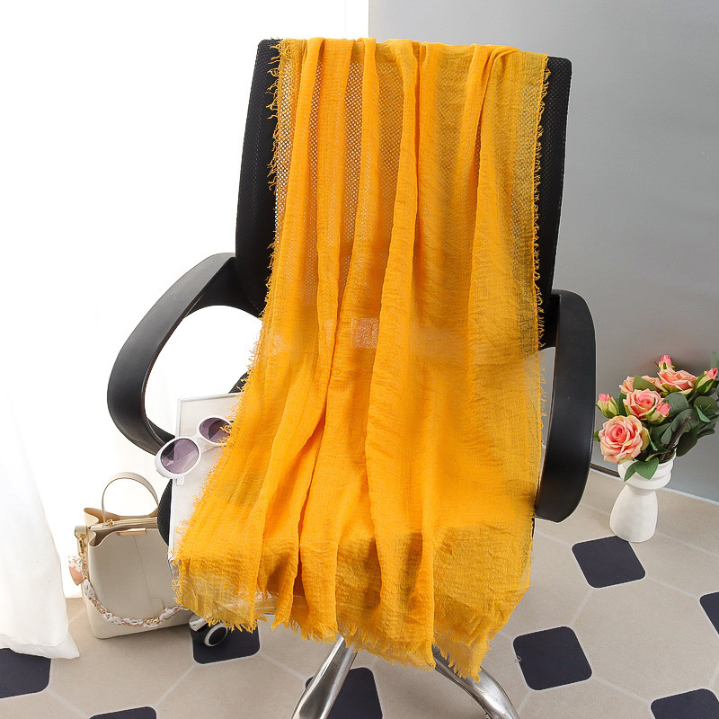 G245 Zachte en ademende voile hijab