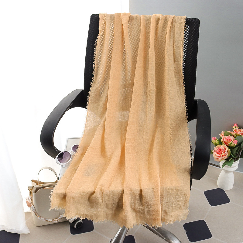 G245 Zachte en ademende voile hijab