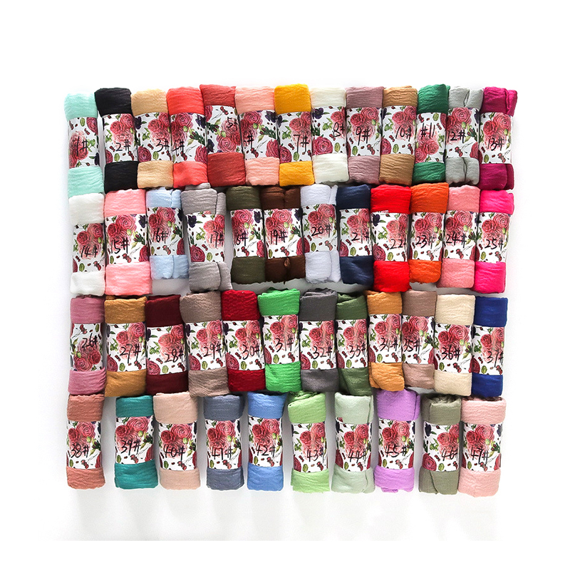 G245 Zachte en ademende voile hijab