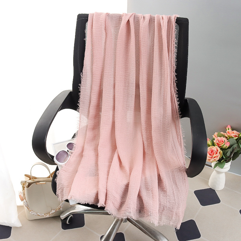 G245 Zachte en ademende voile hijab