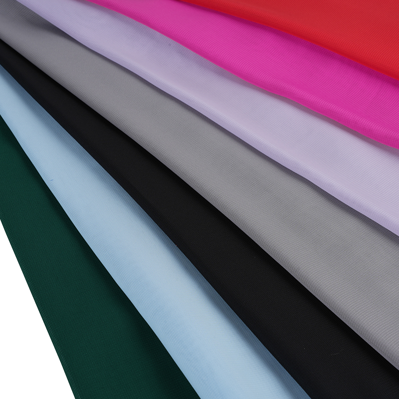 100d/18t platte chiffon verven