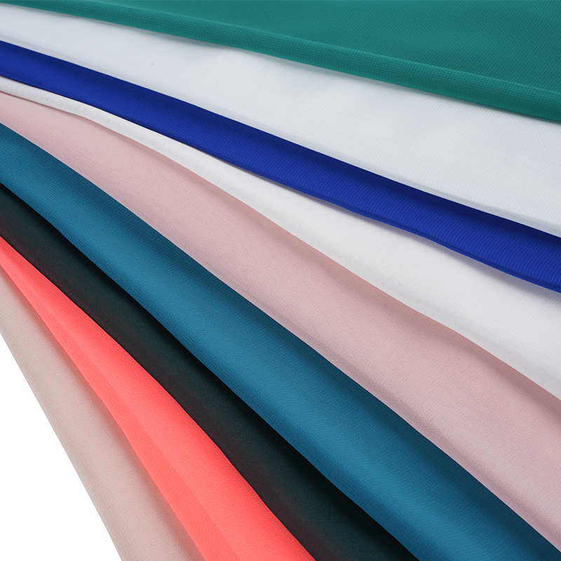 75d/2400 platte gedraaide chiffon