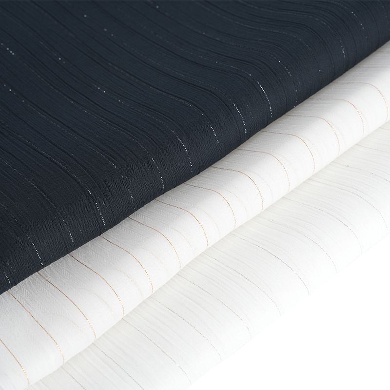 75D zilveren zijden chiffon crêpe