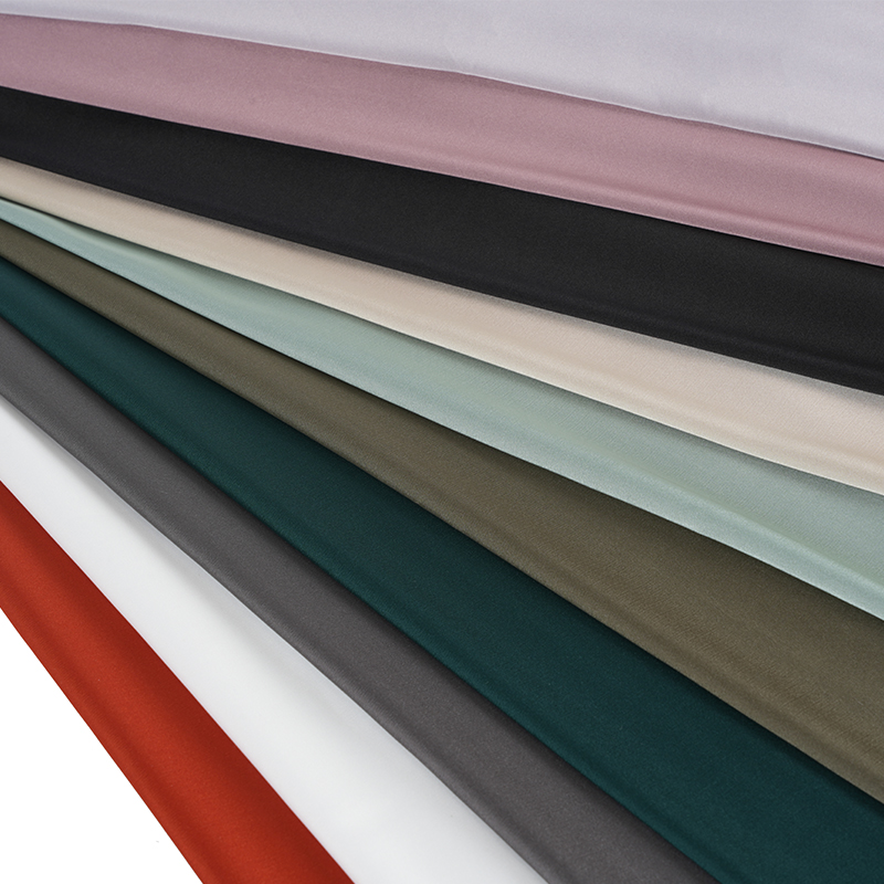 50D stretch satijn chiffon geverfd