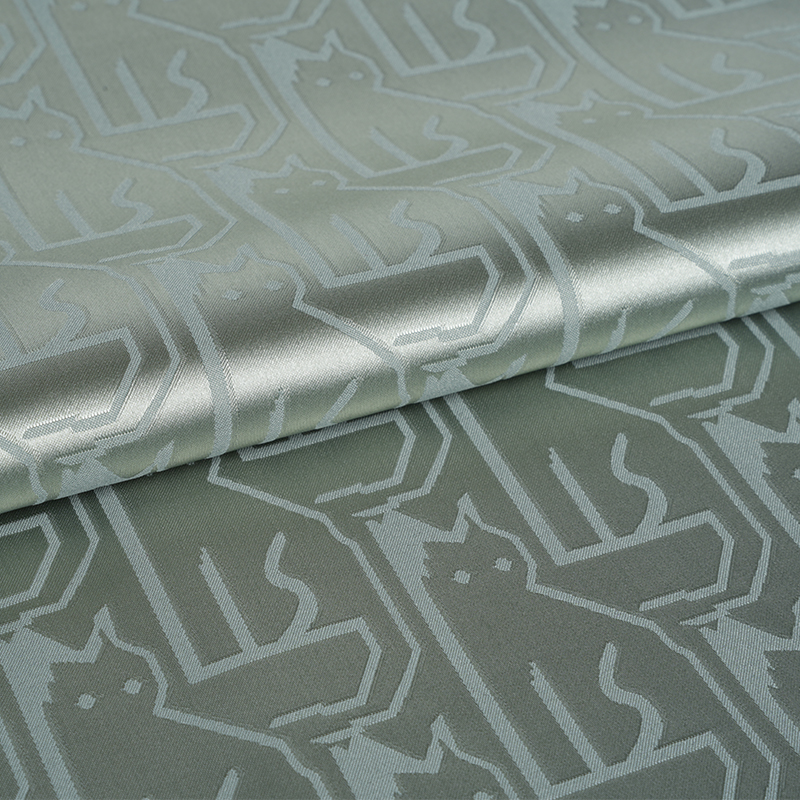 75D stretch satijn onregelmatige kattenhoofden