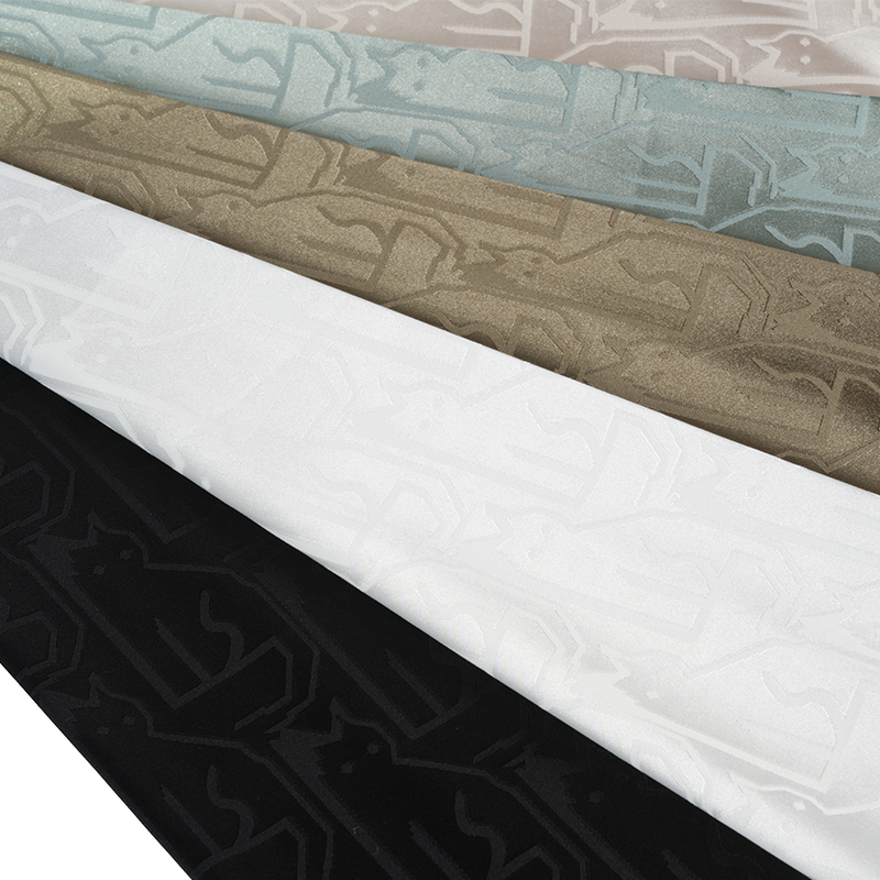 75D stretch satijn onregelmatige kattenhoofden