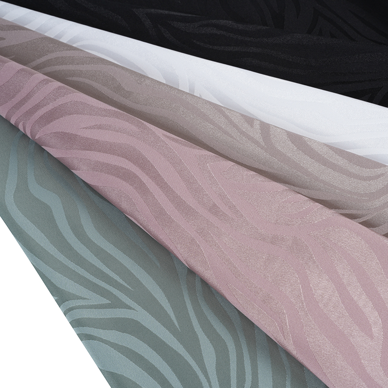 75D*150D+40D stretchsatijn zebra-jacquard
