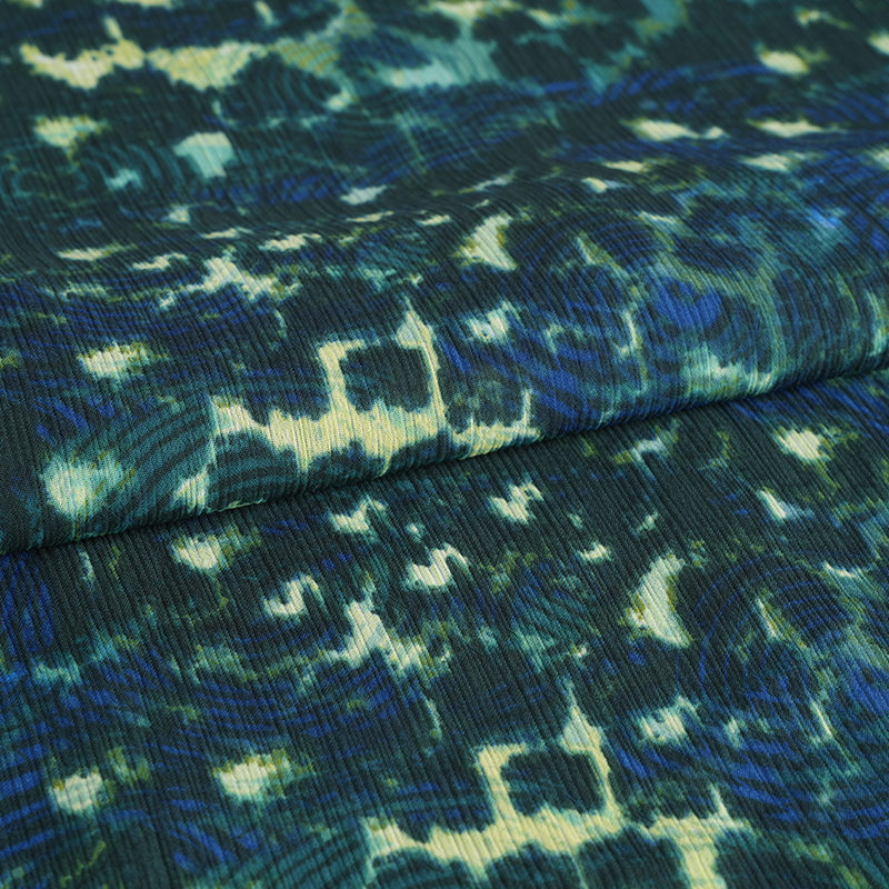 100d paracord crêpe cr3 ronde stof met luipaardprint