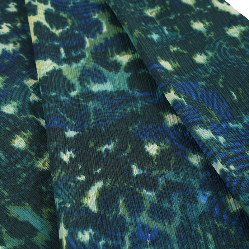 100d paracord crêpe cr3 ronde stof met luipaardprint