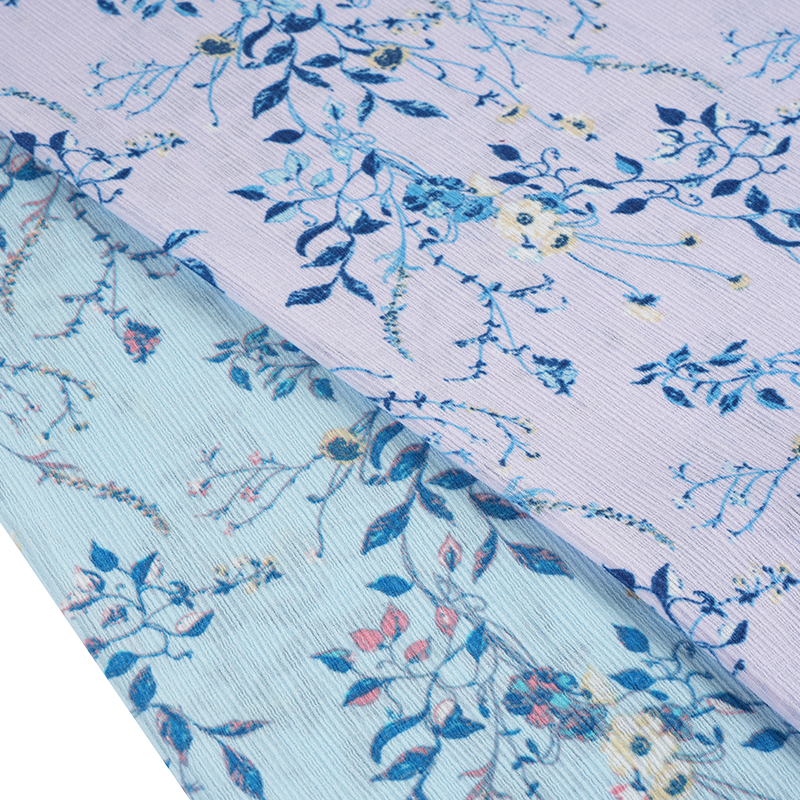 50*68 Composiet Zijde Schors Crinkle Hibiscus Bloem Watermerk Stof