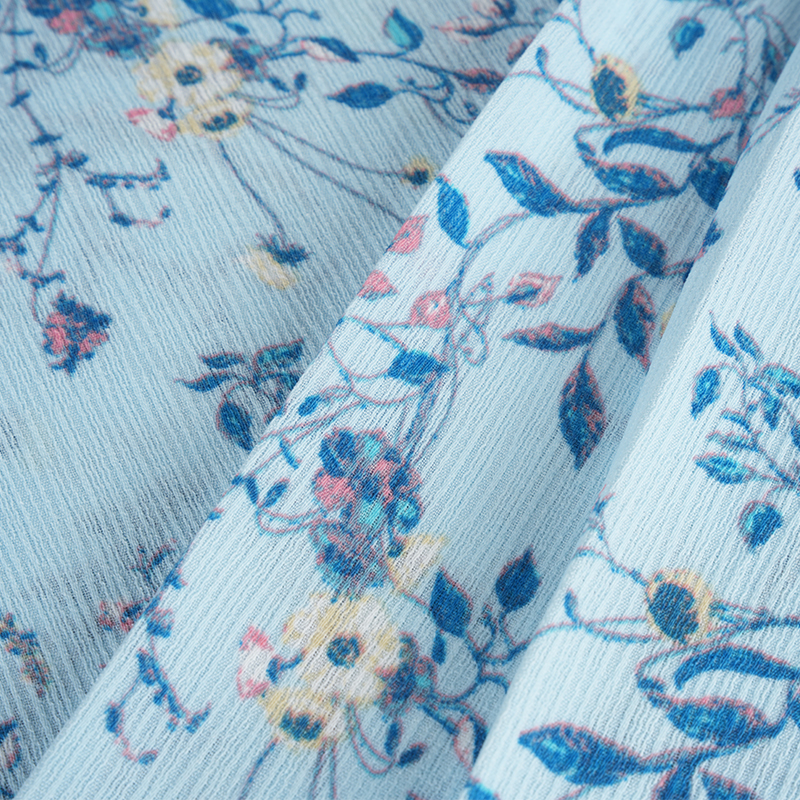 50*68 Composiet Zijde Schors Crinkle Hibiscus Bloem Watermerk Stof