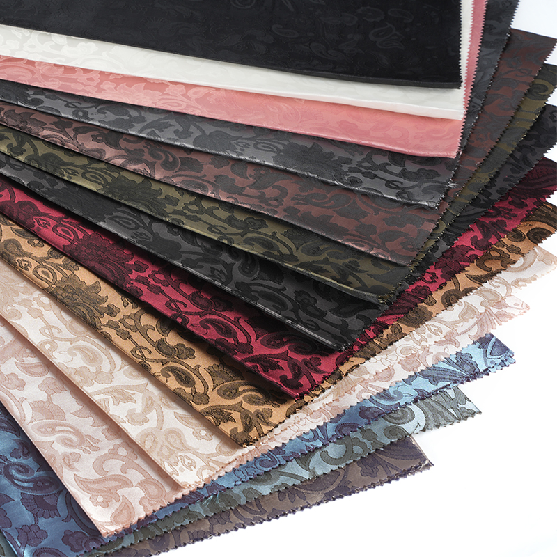 Polyester geschulpte luitbloemjacquard