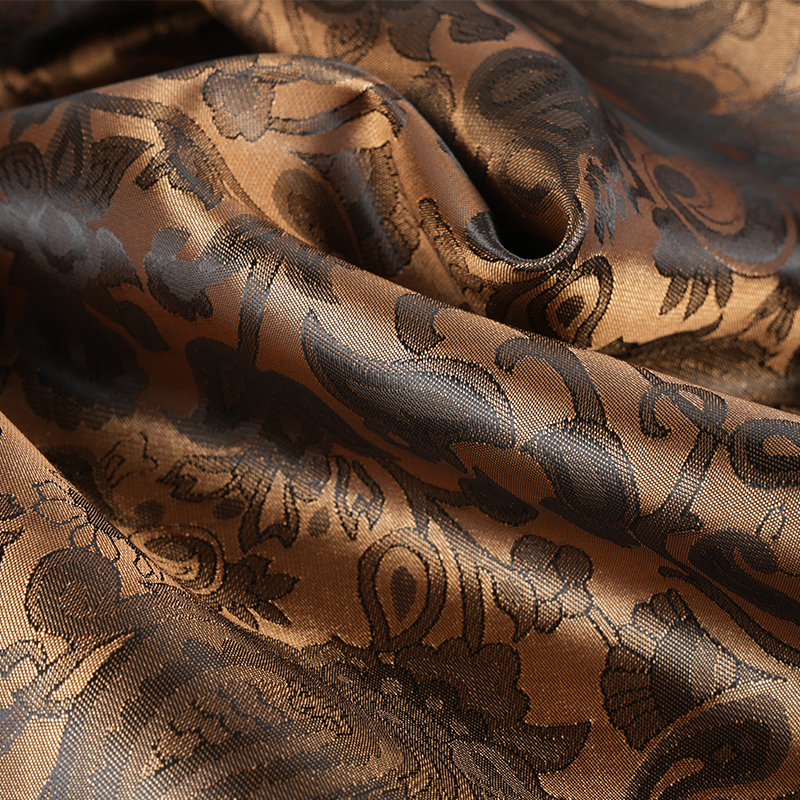 Polyester geschulpte luitbloemjacquard