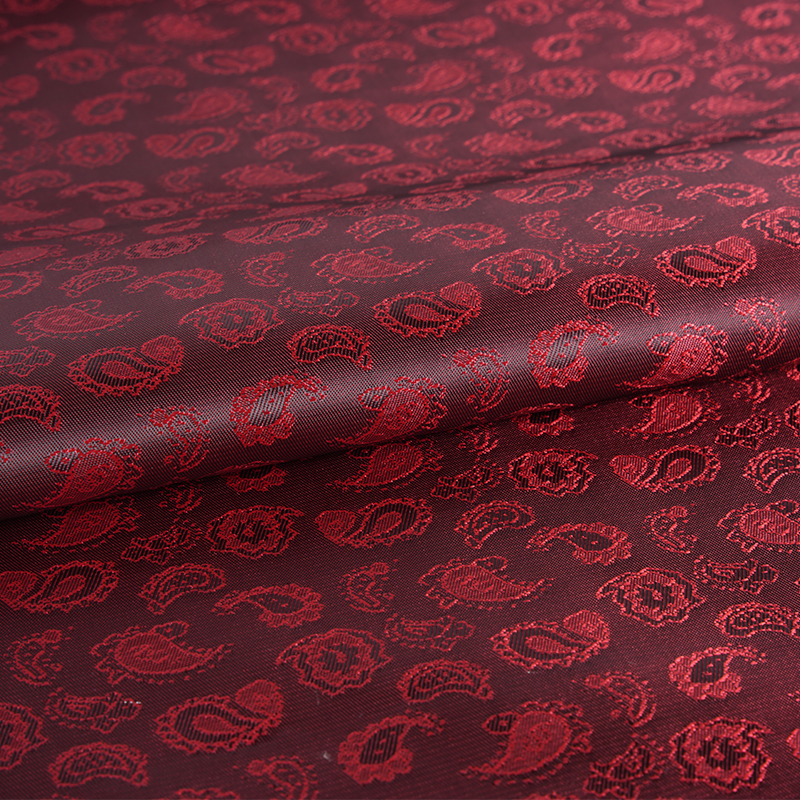 Polyester kationische cashewbloemjacquard