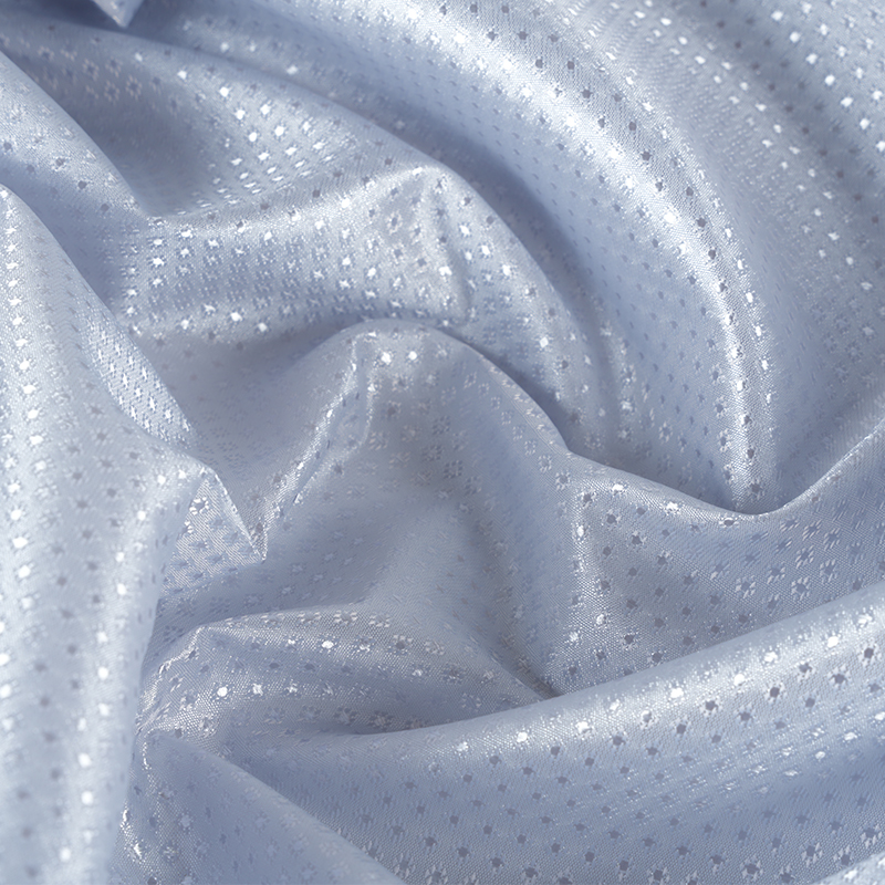Polyester vierkante stip diamant kleine jacquard