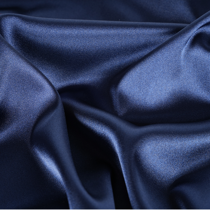 50D * 50D geverfd glanzend gedraaid stretch satijn verven stof