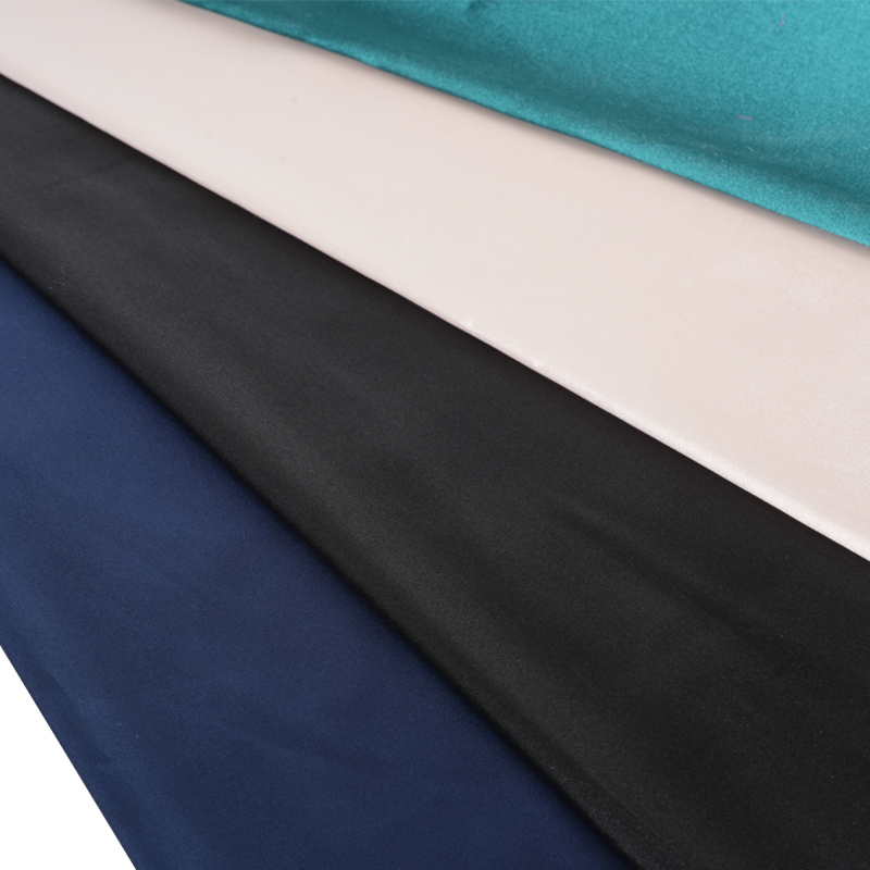 50D * 50D geverfd glanzend gedraaid stretch satijn verven stof