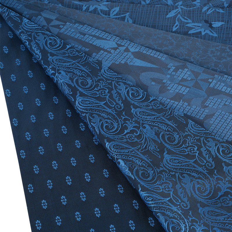 TR Twig & Bud stretch-jacquardstof