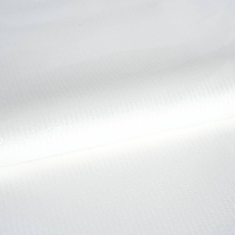 Polyester garengeverfde jacquard gestreepte zakstof