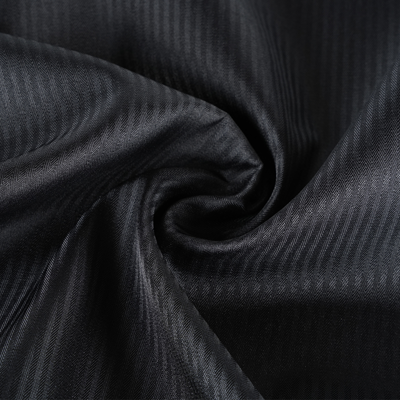 Polyester gestreepte zakstof