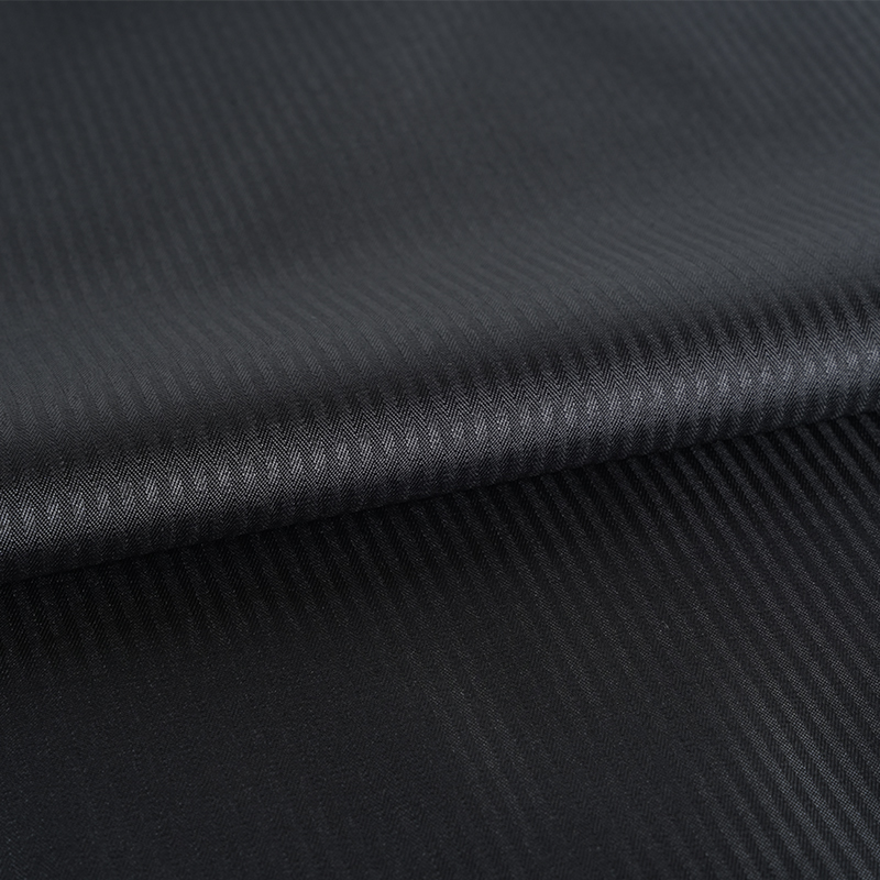 Polyester gestreepte zakstof