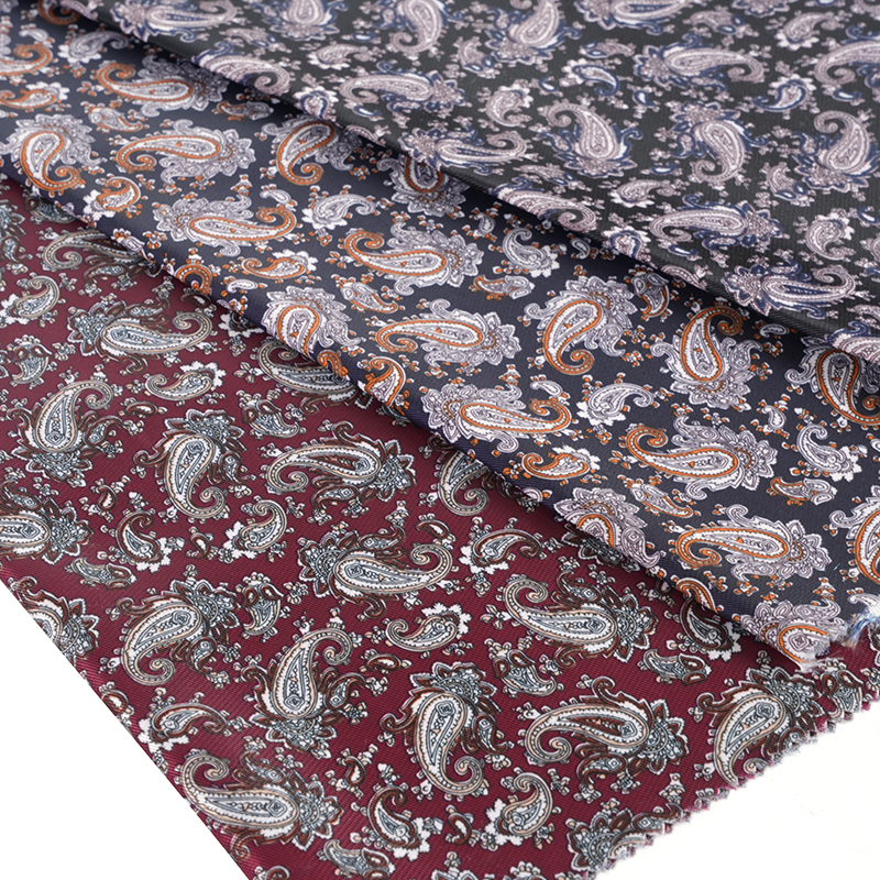 Polyester imitatie Rayon Loquat bloemenprintstof